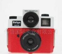 LOMO相机 红白版Holga 120 TLR 双反塑料镜头 带彩闪[供应]_光学摄影器材